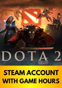 Dota 2 Steam Account with Game Hours