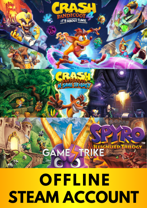 Spyro Reignited Trilogy OFFLINE Steam Account